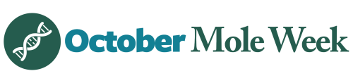 Logo: "October Mole Week" with a DNA helix in a green circle.