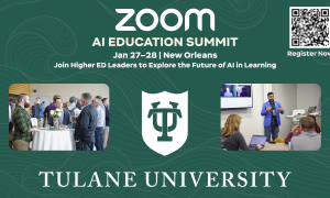 Zoom AI Education Summit at Tulane University